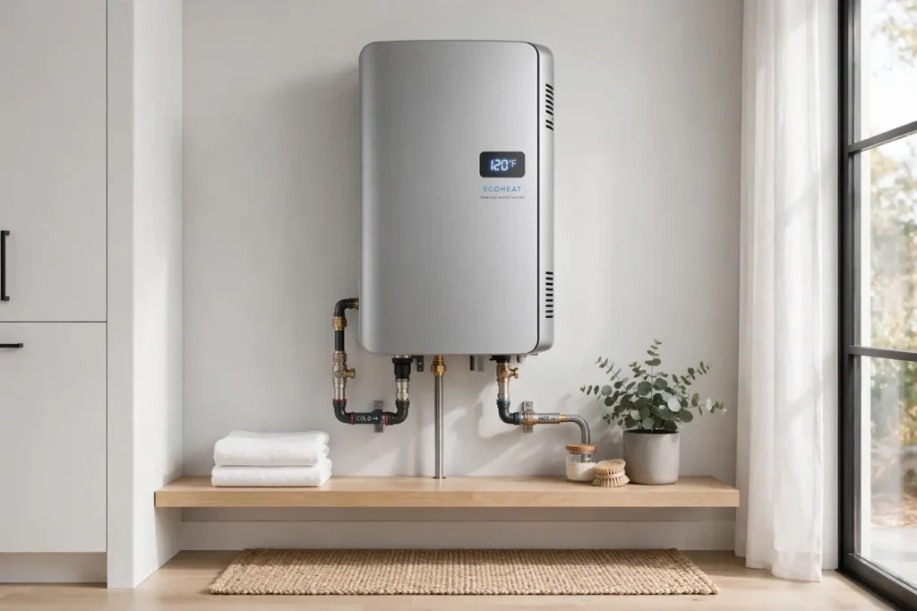 Tankless water heater installation in Greenwood, IN