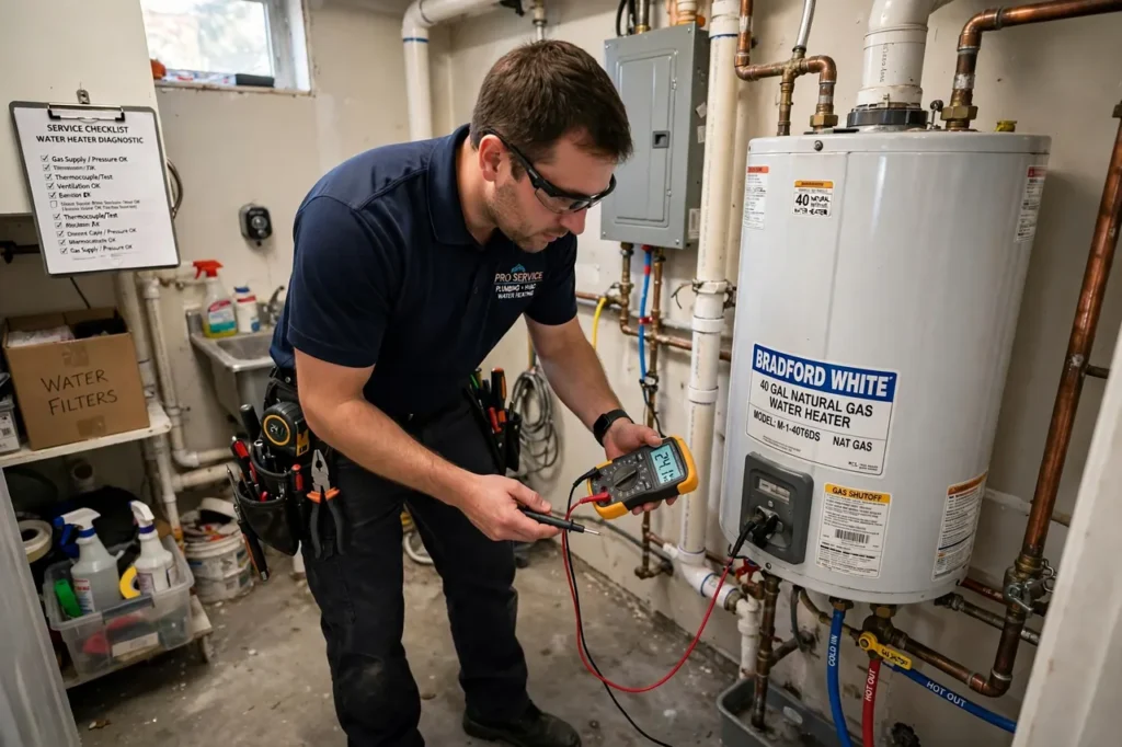 Diagnosing water heater problems in Greenwood, IN