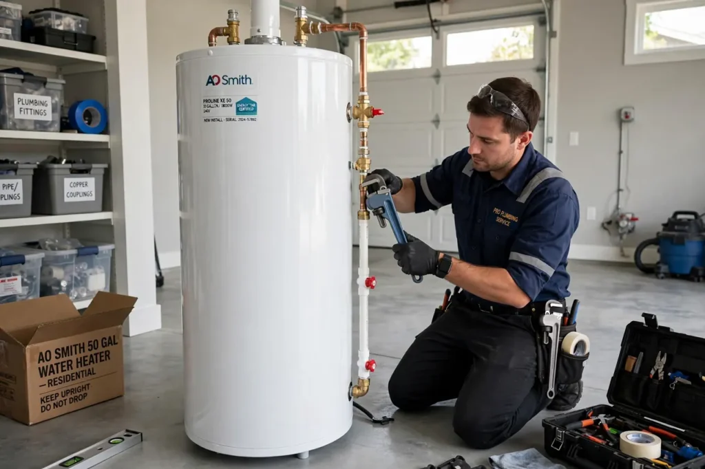 Water heater installation service in Greenwood, IN